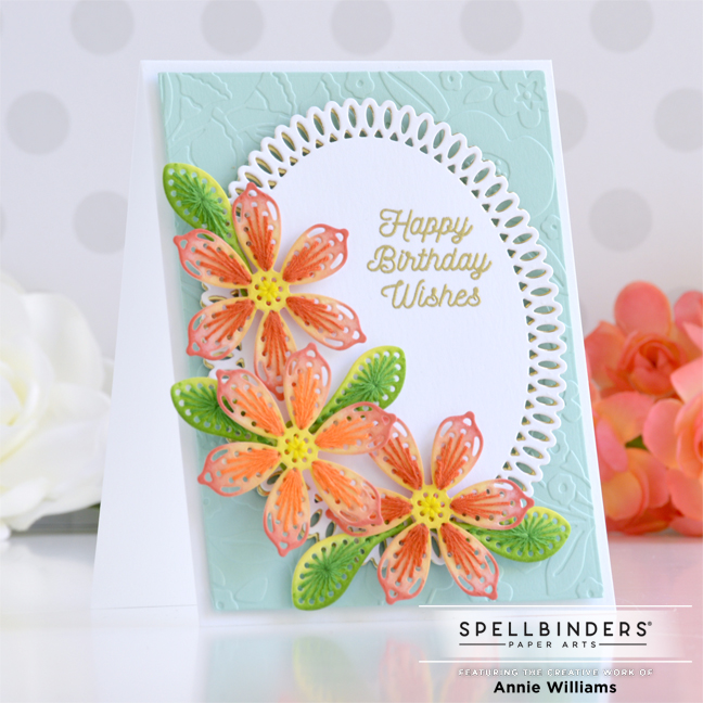 Spellbinders Clear Stamp of the Month - Sandi MacIver - Card